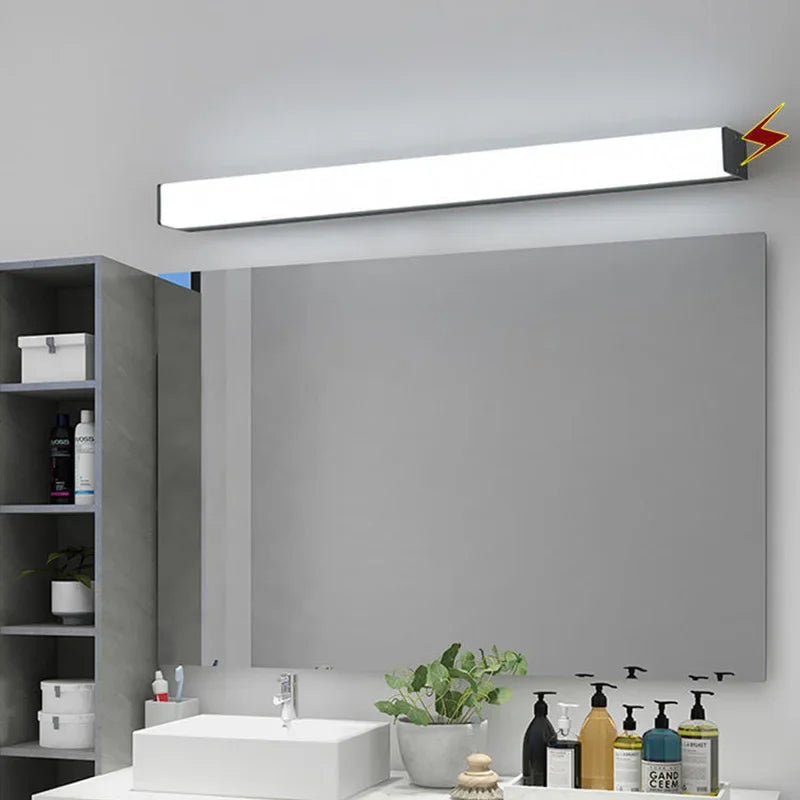 lampe murale led moderne 20cm 40cm 50cm blanc noir rayures
