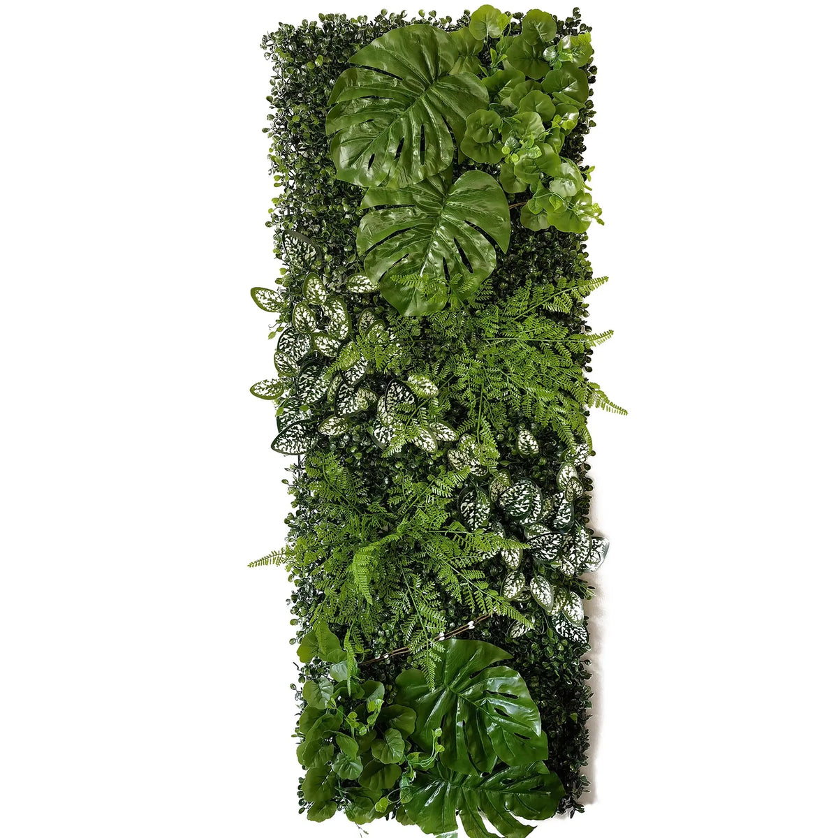 mur végétal artificiel feuillage dense plante décorative jardin extérieur intérieur décoration murale moderne vert
