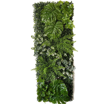 plantes artificielles mur végétal feuilles diverses moderne décoration extérieure herbes vertes accrochables