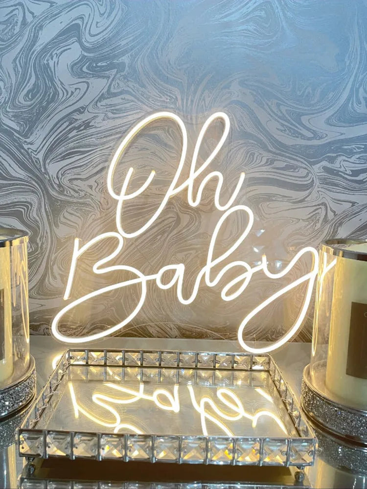 néon lumineux calligraphie moderne blanc opaque câble élégante intérieur extérieur professionnel