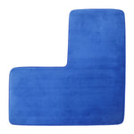 tapis bain doux moderne beige sapphire blue coffee grey lake blue mousse mémoire forme