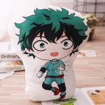 coussins peluche dessin animé my hero academia izuku bakugou shoto manga blanc noir rouges