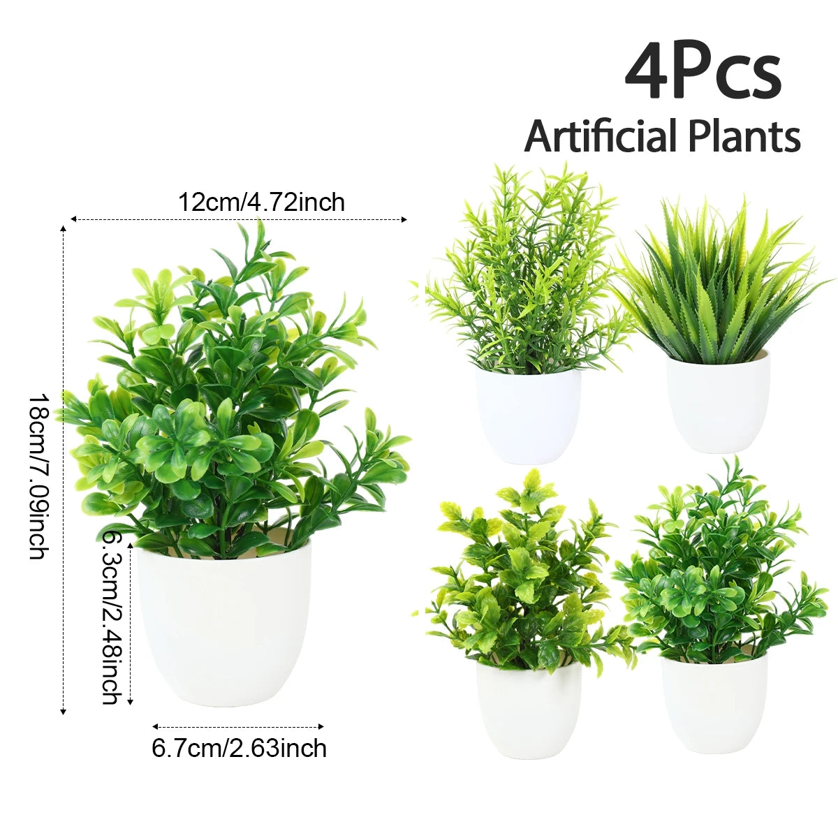 décoration intérieure moderne plante artificielle vert feuilles uniformes pot anniversaire mariage baby shower