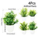 décoration intérieure moderne plante artificielle vert feuilles uniformes pot anniversaire mariage baby shower