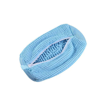 sac lavage chaussures réutilisable polyester doux jaune bleu corduroy mesh utilitaire machine laver baskets
