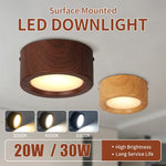 lampe led encastrable bois grain moderne salon cuisine 220v toucher interrupteur walnut blanc