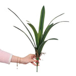 plantes artificielles feuilles vertes modernes decoration intérieure feuilles soie lisses 43cm 53cm 55cm