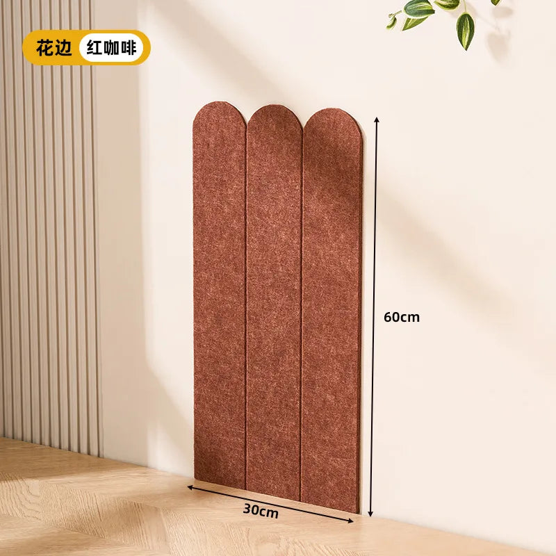 protecteur mur chat vert marron clair beige adhésif texture douce moderne pièces 12 24