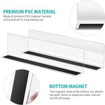 séparateurs étagères magnétiques transparents plastique pvc réutilisables modernes pièces salon respectueux environnement