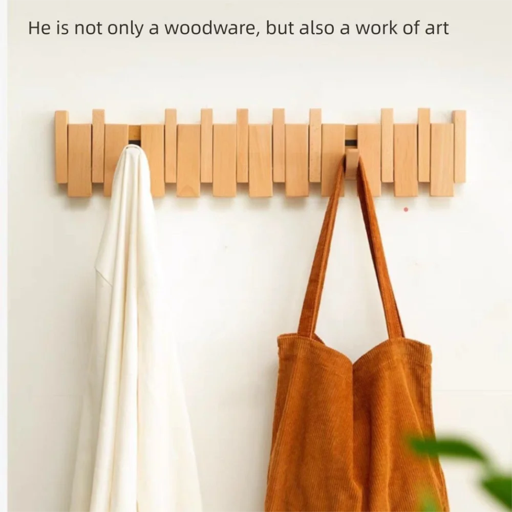 Porte-manteau mural vert clair crochets muraux pour décoration intérieure