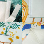 Rideau girafe pour rangement cuisine avec design animé