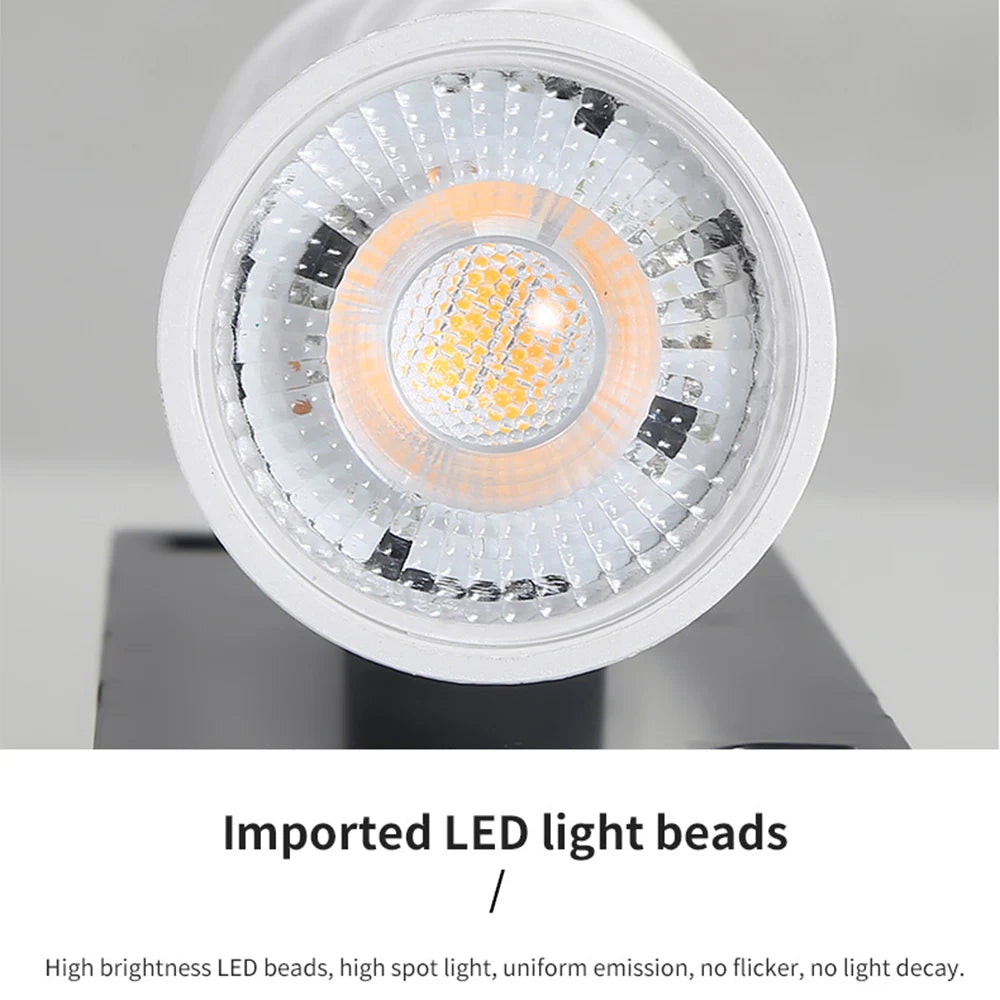 applique murale led moderne ip65 gu10 éclairage intérieur extérieur noir blanc