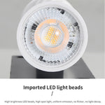 applique murale led moderne ip65 gu10 éclairage intérieur extérieur noir blanc