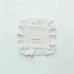nappes dentelle table serviettes coton assiettes decoration mariage volants doux decoration table fête