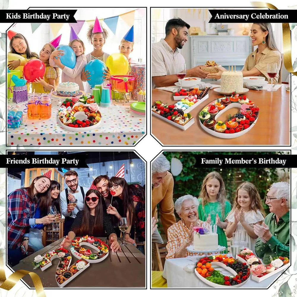numéros carton blanc moderne anniversaire fête révélation sexe baptême minimaliste remplissables occassionnels évènements