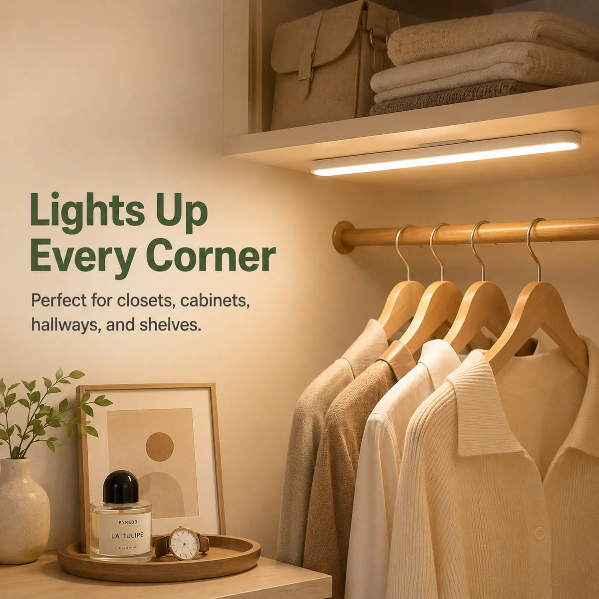 lampe led rechargeable usb aimantée télécommande éclairage cuisine chambre moderne adhésif blanc