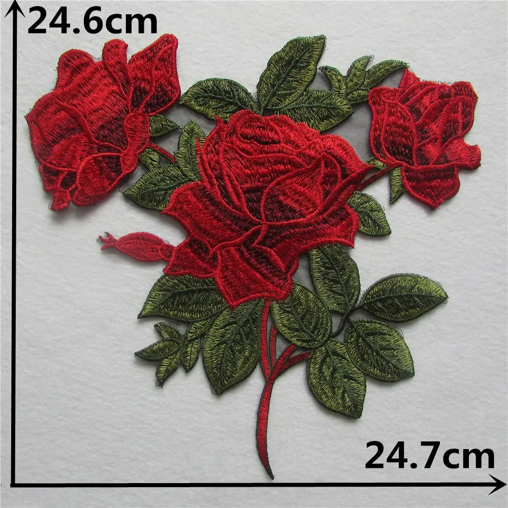 dentelle polyester multicolore fleurs brodées appliques textiles decoration bricolage vente gros ecologique