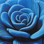 tapis fleur rose relief moderne polypropylène maison chambre rouges bleus verts violets noirs blancs