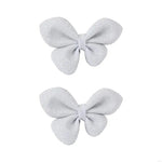 rideau ruban fin rayures clips décoration fenêtre bleu clair élégant