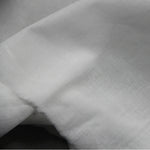tissu voile coton blanc résistance déchirure 140cm large bricolage simple naturel matériauxoplastiquefixationruleincluded