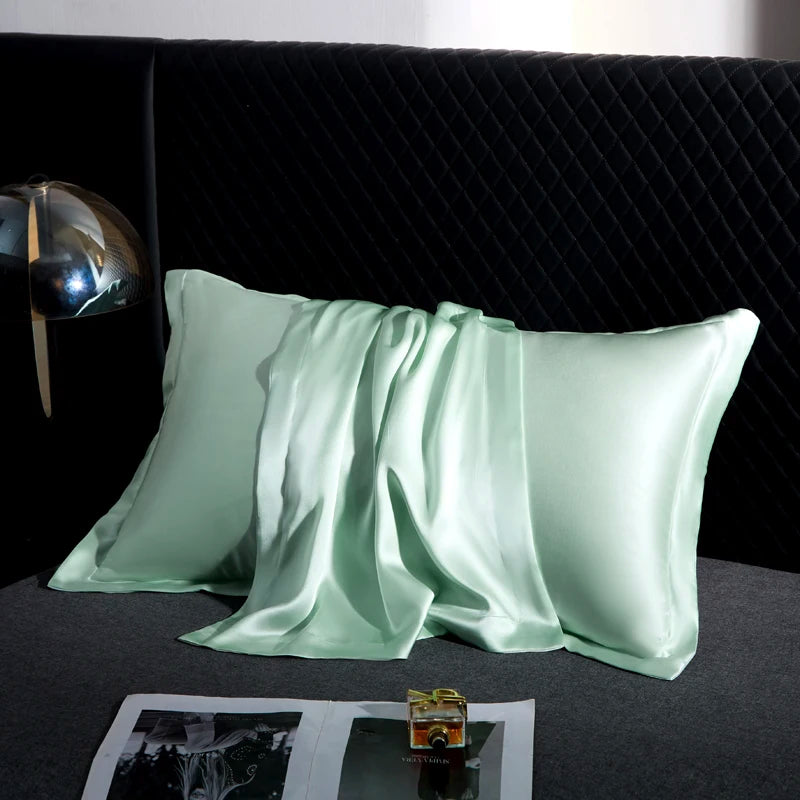 housse coussin soie mûrier gris métallisé satinée contemporaine non toxique environnement