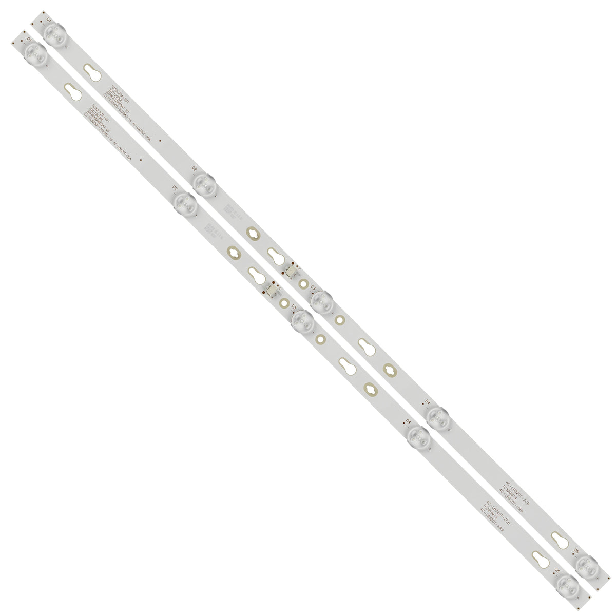 bande lumineuse led blanc moderne 2pcs 4connecteurs 10oeilletsservices industriels éclairage fixations