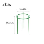 Support plante vert rond lisse moderne connecteurs plantes grimpantes 12pcs