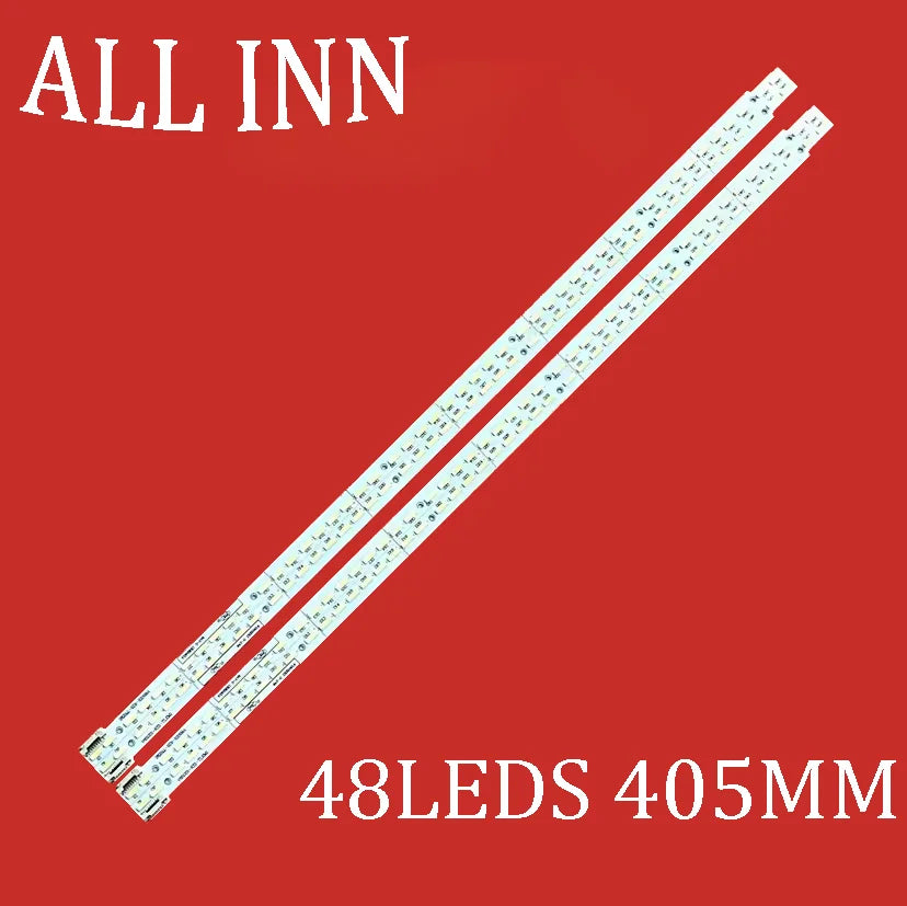 ruban led blanc moderne adhésif connecteur 48 leds 405 mm kit pièces