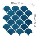 autocollants muraux 3d pvc blanc gris marbré moderne résistants chaleur imperméables carreaux mur