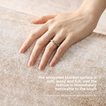 tapis shaggy super doux polyester moderne rectangle beige texture ondulée antidérapant usage maison prière