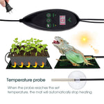 tapis chauffant semis pvc noir led étanche 35w 75w 160w ip67 suction led display