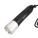 torche poche rechargeable jaune noire led antidérapante plongée sport sécurité