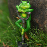 statues animaux jardin vert brun sculpturales résine pelle décoratives extérieures patioextérieur
