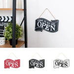 panneau ouverture fermeture lettrage come in we are open sorry we are closed cordelette