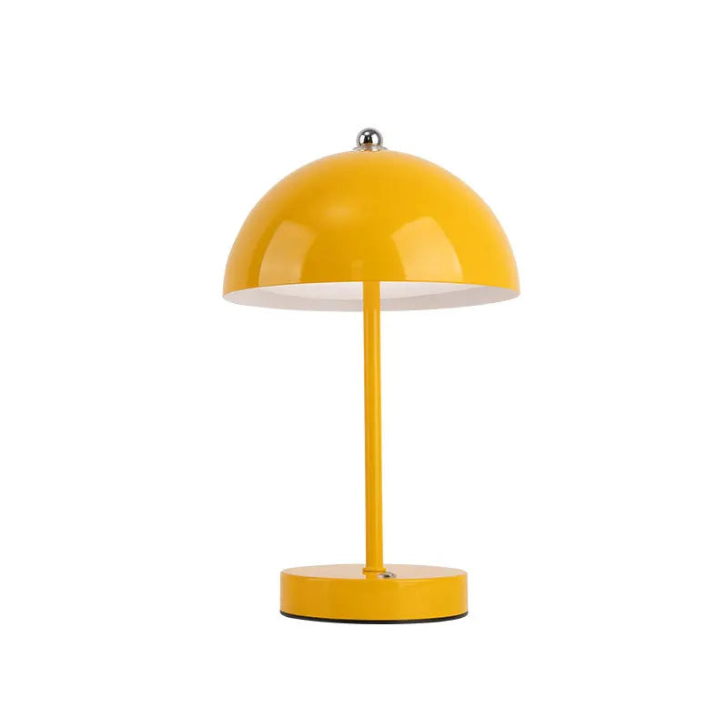 lampe table moderne minimaliste couleurs vives base plate interrupteur tactile led charge type