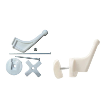crochet mural blanc moderne crochets bague fixation vis écrous salle bain utilisation multiple durable