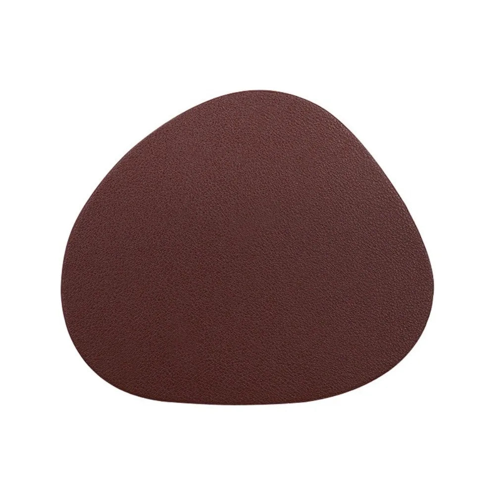 tapis souris moderne marron gris noir beige bleu marine vert foncé simili cuir respectueux
