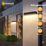 applique murale led moderne noir blanc ip65 2000lm 200mm 300mm 500mm minimaliste