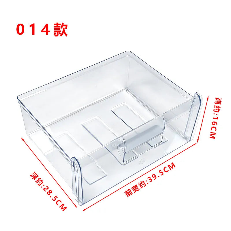 tiroir réfrigérateur transparent moderne pratique taille 24.5cm 19.5cm 37.5cm