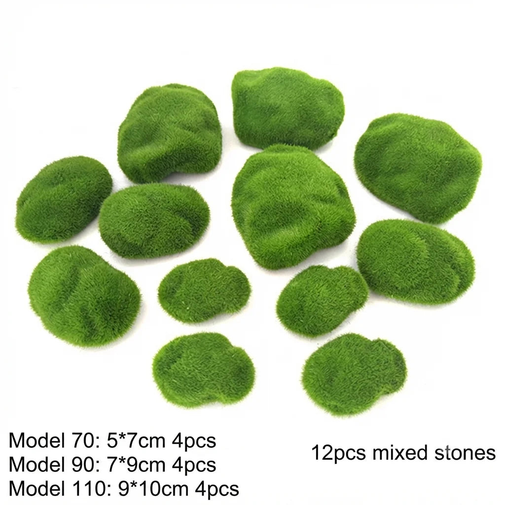 mousse séchée naturelle fibreuse opaques variées couleurs adhésif extérieur intérieur decoration artisanale jardins chambre