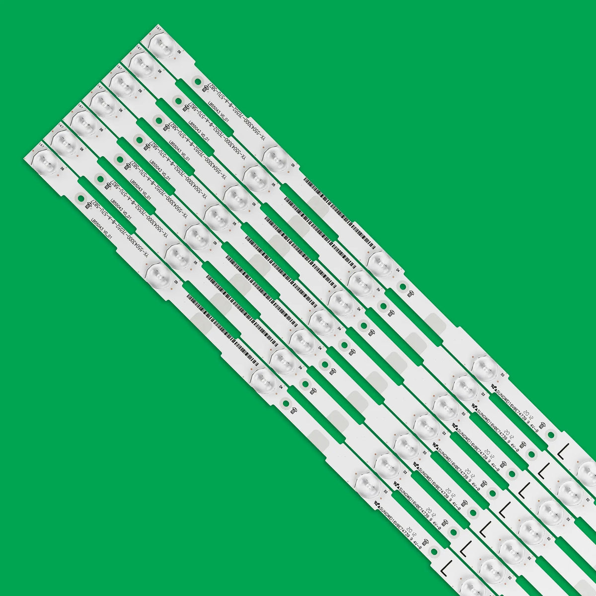 bande lumineuse led blanc vert moderne connecteur électrique technologie fixations invisibles