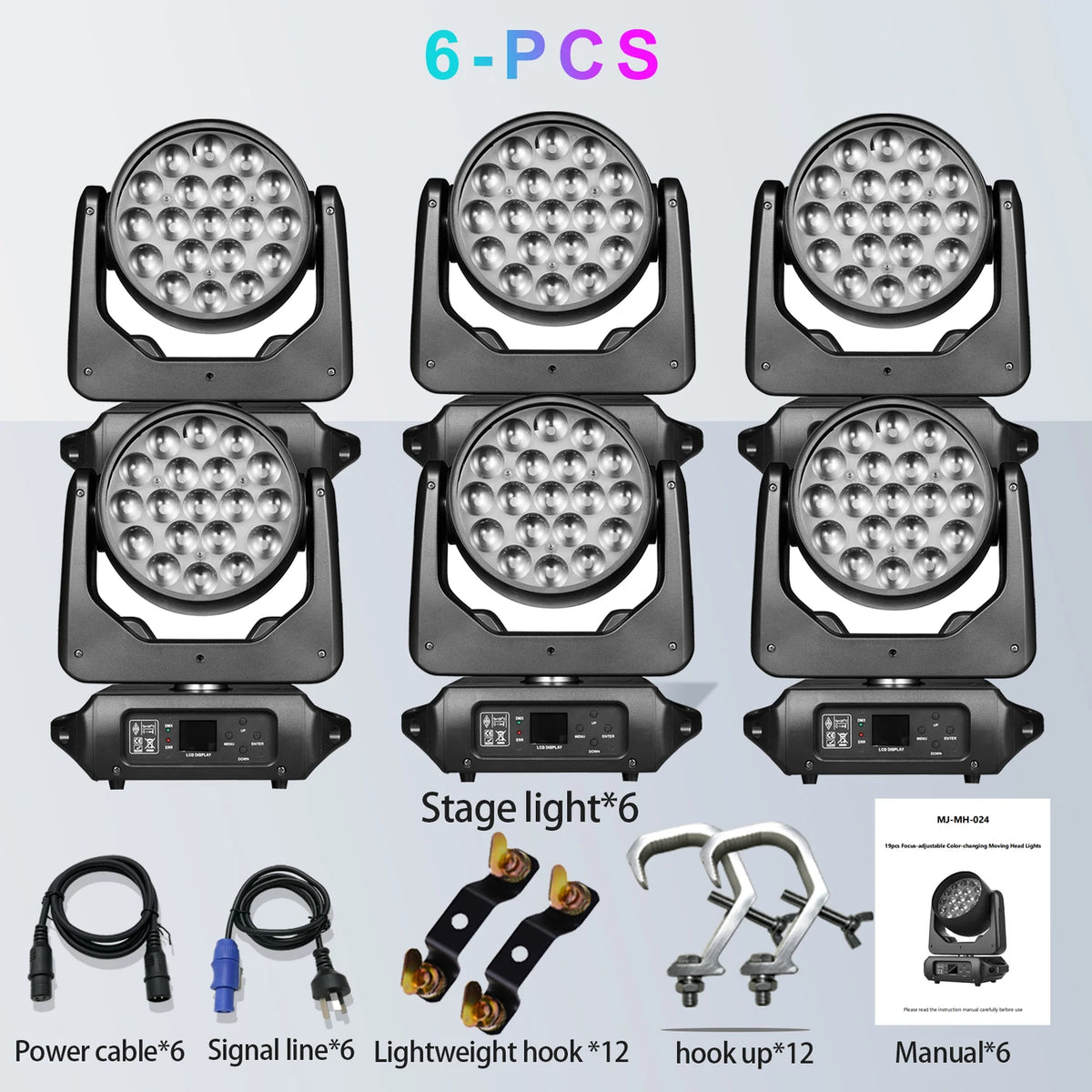 projecteur led moving head effet faisceau wash zoom dmx discothèque fête concert mariage