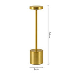 lampe table rechargeable cuivre moderne minimaliste base plate flux lumineux 249 2000 certification rohs
