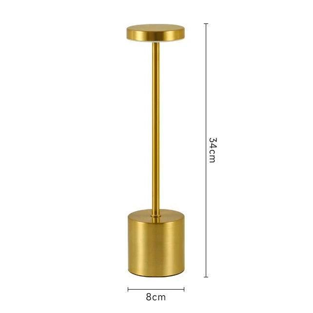 lampe table rechargeable cuivre moderne minimaliste base plate flux lumineux 249 2000 certification rohs