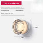 lampe murale moderne blanc orange marron rayures horizontales adhésif câbles certification led pvc