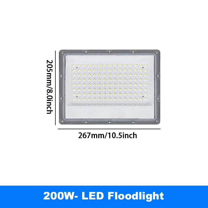 projecteur led gris moderne ip66 220v 50w 100w 200w 300w 500wextérieur