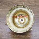 socle lampe doré lisse opaque classique fixations brasure laiton haute qualité