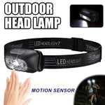 lampe frontale led rechargeable usb camping course nocturne pêche réparation bandeau ajustable moderne