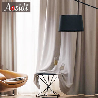 rideaux moderne tissu uni plissé opaque beige gris marron caféintérieur minimaliste tringle crochet