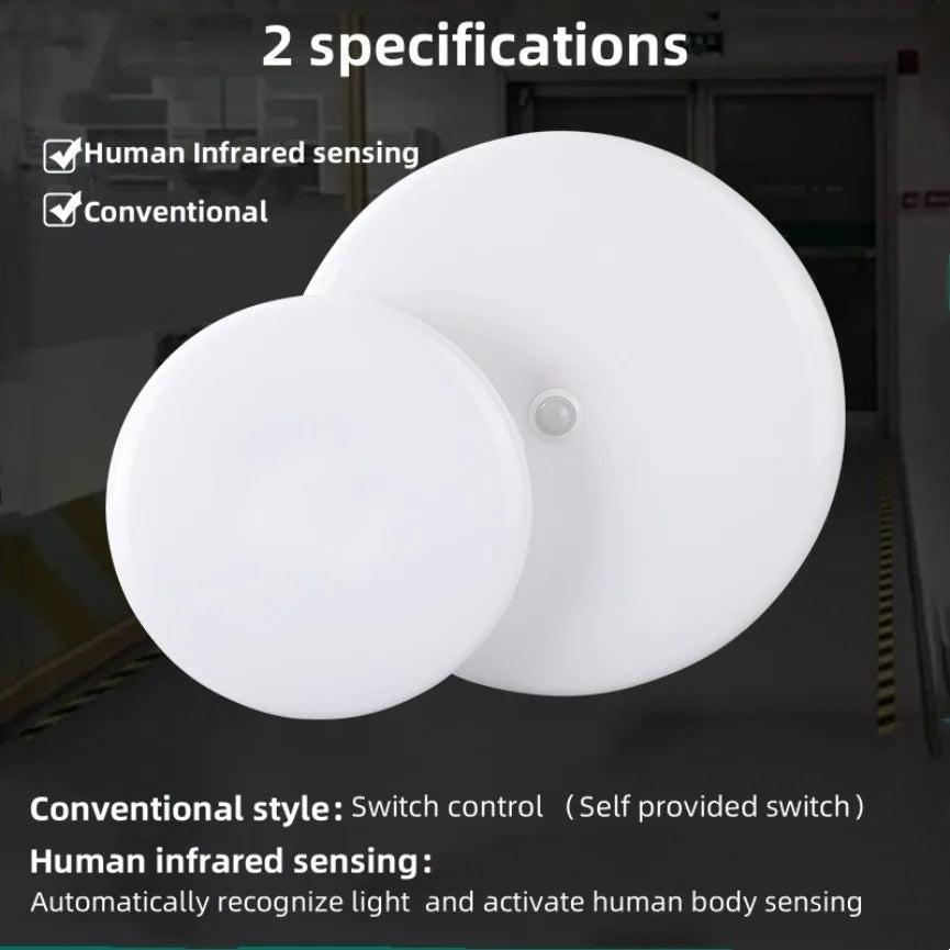 lampe moderne détecteur infrarouge led blanc flux lumineux élevé facile.surface montée garantie an